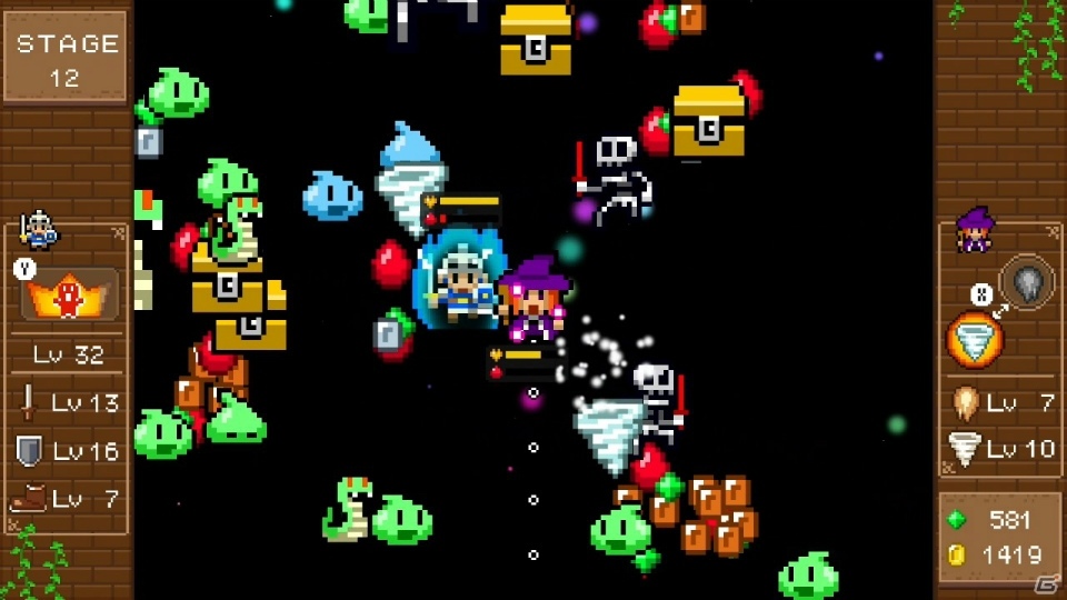 8bitテイストアクションの守って戦うRPG！Switch版「魔女と勇者」が配信開始の画像5