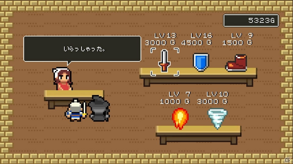 8bitテイストアクションの守って戦うRPG！Switch版「魔女と勇者」が配信開始の画像6