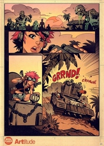 モバイル版「World of Tanks Blitz」Tank Girlでお馴染みのBrett Parson氏デザインによるオリジナル戦車が登場！の画像3
