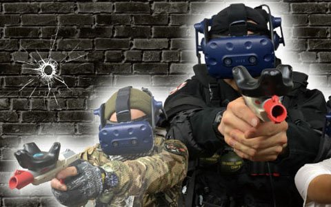 VRガンシミュレーター「Vshooter」のロケーションテストが渋谷と高田馬場で開催！