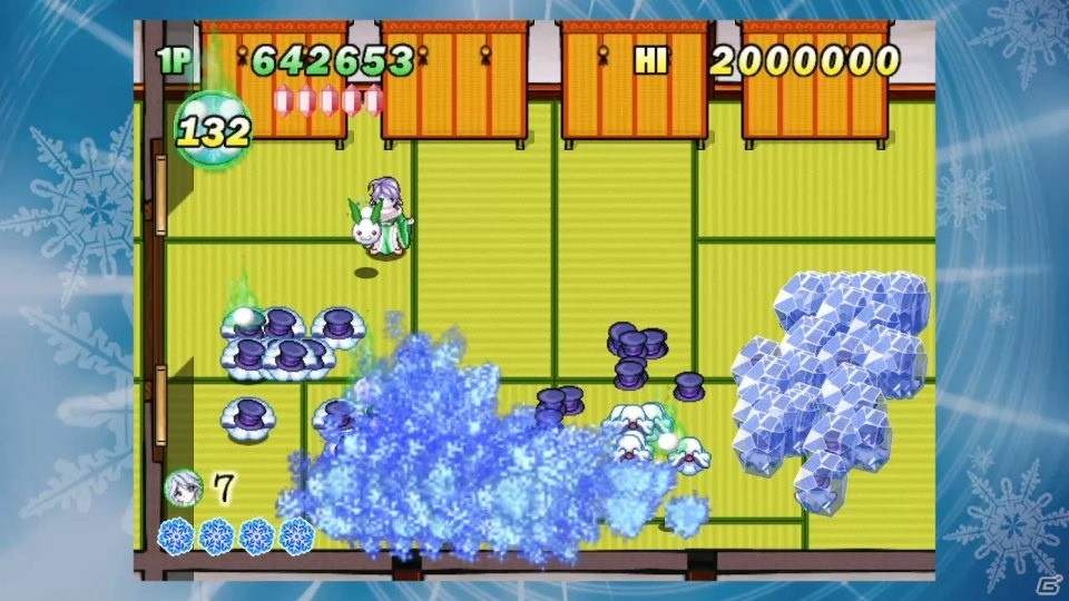アクションSTG「雪ん娘大旋風～さゆきとこゆきのひえひえ大騒動～」PS4版が4月4日より配信！の画像7