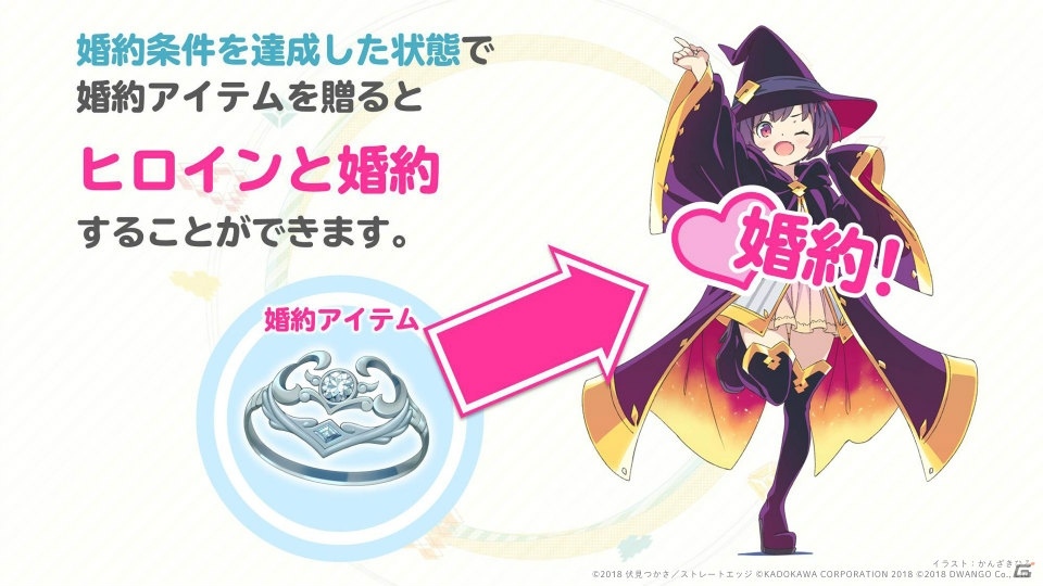 「エンゲージプリンセス」お気に入りのヒロインと婚約できる「婚約（エンゲージ）システム」が公開！の画像1