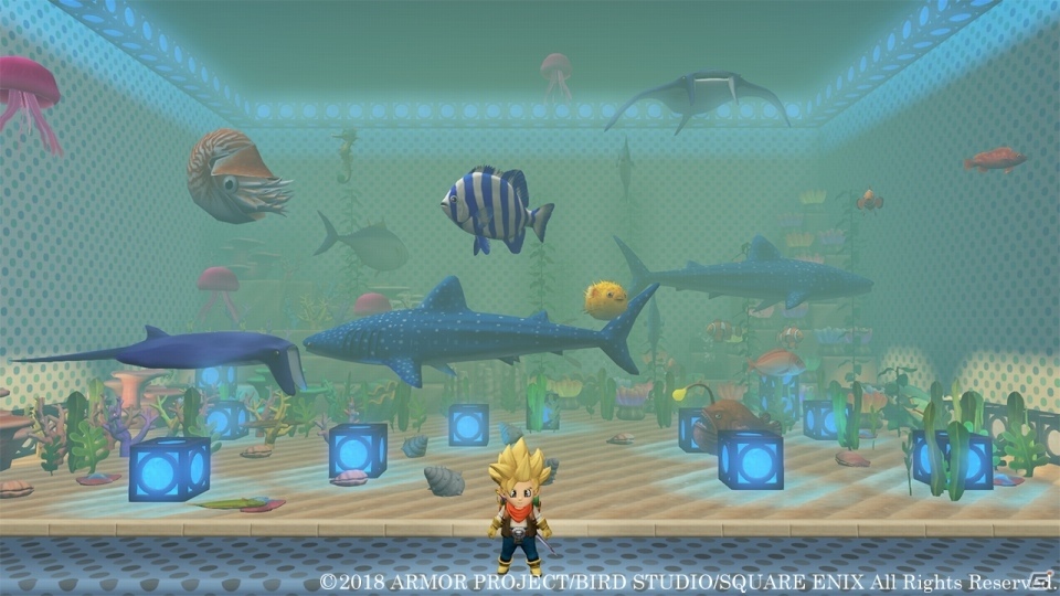 「ドラゴンクエストビルダーズ2」釣りが可能になる追加DLC第2弾「水族館パック」が配信！の画像4