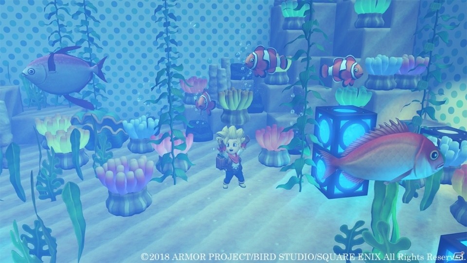 「ドラゴンクエストビルダーズ2」釣りが可能になる追加DLC第2弾「水族館パック」が配信！の画像5
