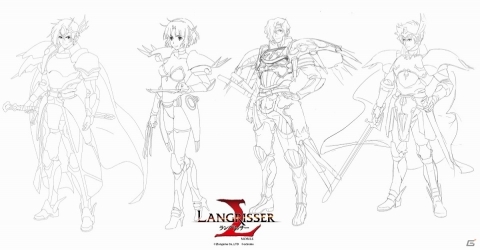 「ラングリッサー モバイル」主要キャラの原画が公開！陸プロデューサーへのインタビューも掲載の画像1