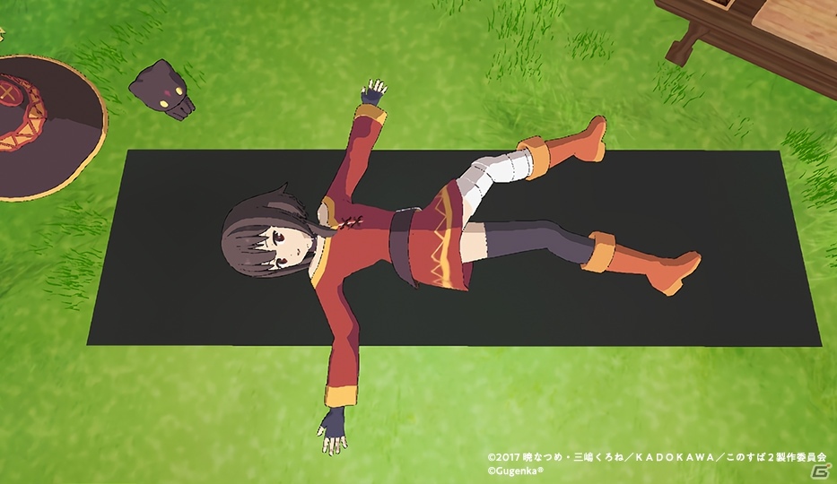 めぐみんと本格ヨガ体験！？「この素晴らしい世界に祝福を！2」のVRアプリが発売中の画像2