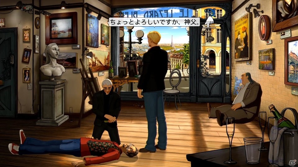 PS4「ウロボロスの呪い ～Broken Sword～」が4月26日に配信！パリを舞台に強盗事件の解明に挑む推理アドベンチャーの画像1