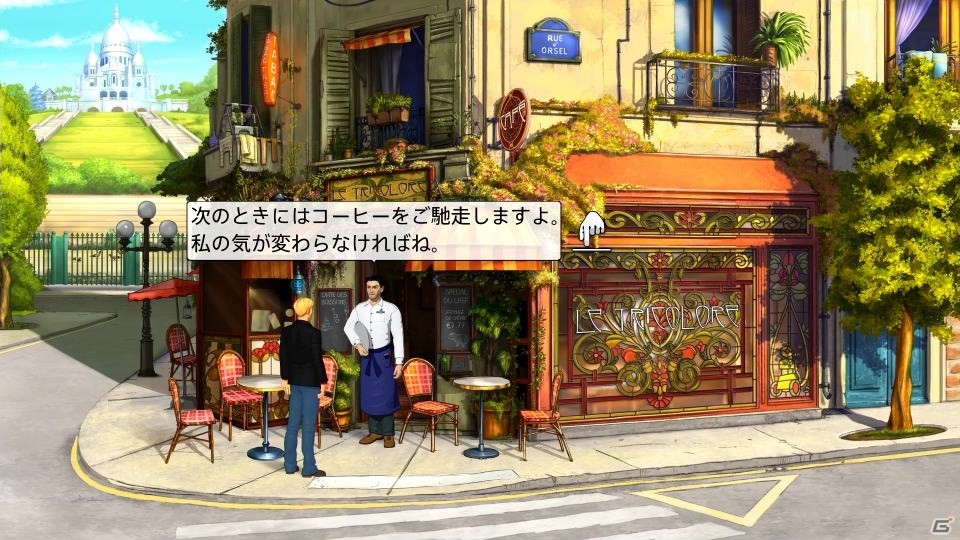 PS4「ウロボロスの呪い ～Broken Sword～」が4月26日に配信！パリを舞台に強盗事件の解明に挑む推理アドベンチャーの画像2