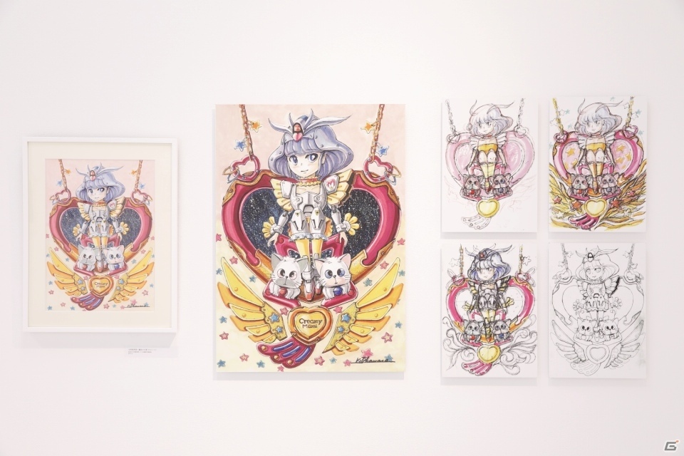 天野喜孝氏、大河原邦男氏らのラフ絵と完成画約1,400点を展示した「ラフ∞絵」が本日4月2日より開催！の画像9