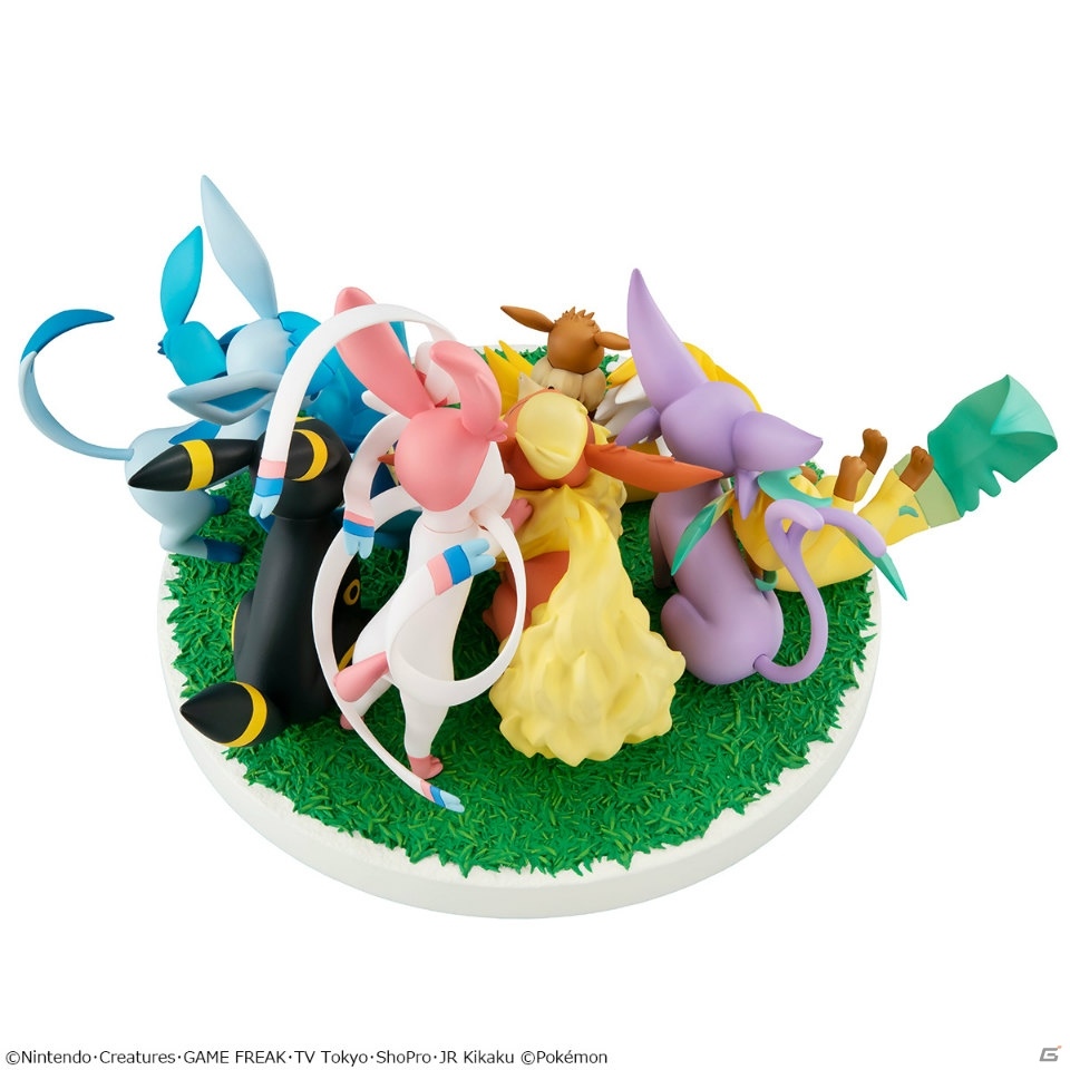 「ポケットモンスター」イーブイと進化形ポケモン8匹がフィギュア化！4月4日より予約開始