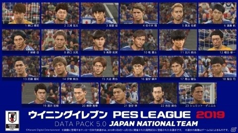PS4版「ウイニングイレブン 2019」明日4月4日にアップデート配信！シーズンデータや選手フェイスを更新の画像5