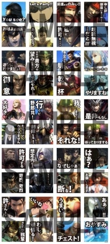 「『戦国BASARA』みんなで作るLINEクリエイターズスタンプ」配信スタート！の画像1