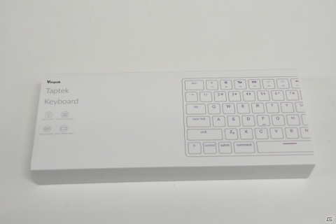 ゲームでも活躍するコンパクトなワイヤレスメカニカルキーボードTaptekを紹介の画像3