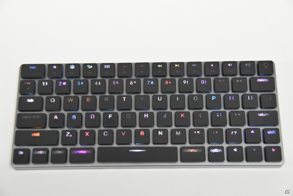 ゲームでも活躍するコンパクトなワイヤレスメカニカルキーボードTaptekを紹介の画像9