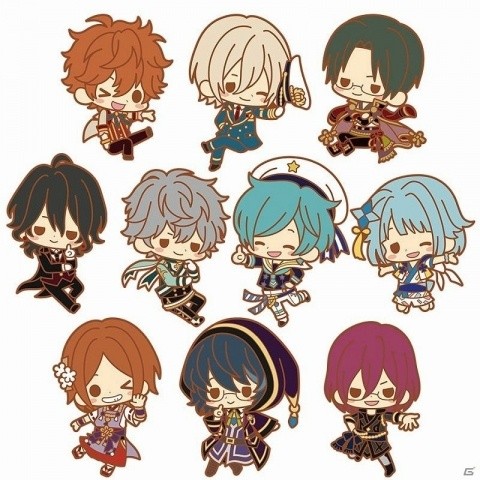 「あんさんぶるスターズ！」サクライ氏が描くアイドルたちの可愛いラバーストラップ41種が発売！の画像1