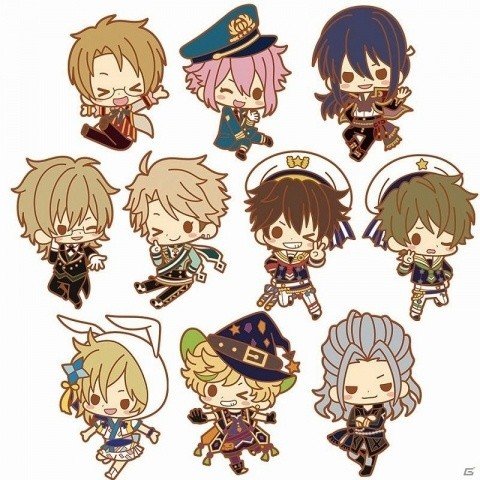 「あんさんぶるスターズ！」サクライ氏が描くアイドルたちの可愛いラバーストラップ41種が発売！の画像3