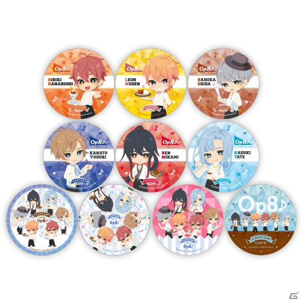 4月25日からカプコンカフェで展開する「Op8♪」とのコラボグッズが公開！の画像10