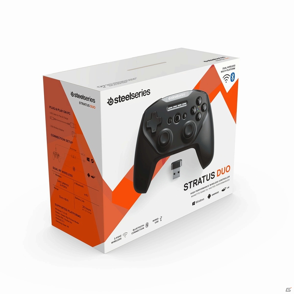 「Stratus Duo」が4月18日より国内販売開始！WindowsとAndroidに対応したデュアルワイヤレスコントローラーの画像8