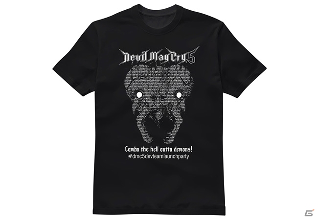 「デビル メイ クライ 5」発売記念パーティ用のスタッフTシャツがリクエスト企画として受注開始！の画像1