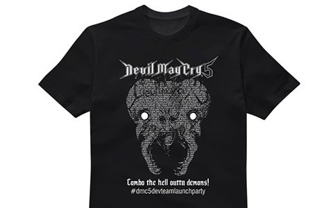 「デビル メイ クライ 5」発売記念パーティ用のスタッフTシャツがリクエスト企画として受注開始！