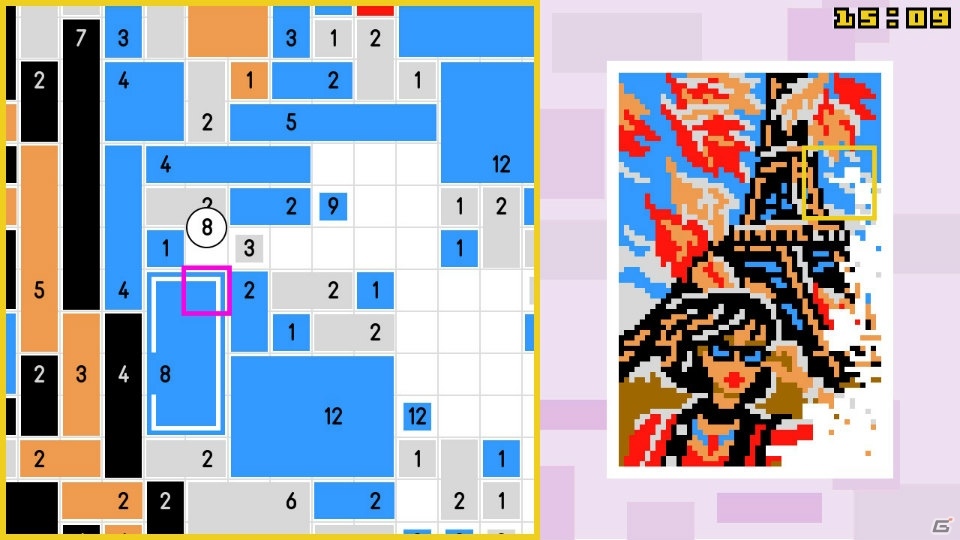 Switch「スクエアピクト Block-a-Pix DELUXE」が4月18日に配信！の画像6