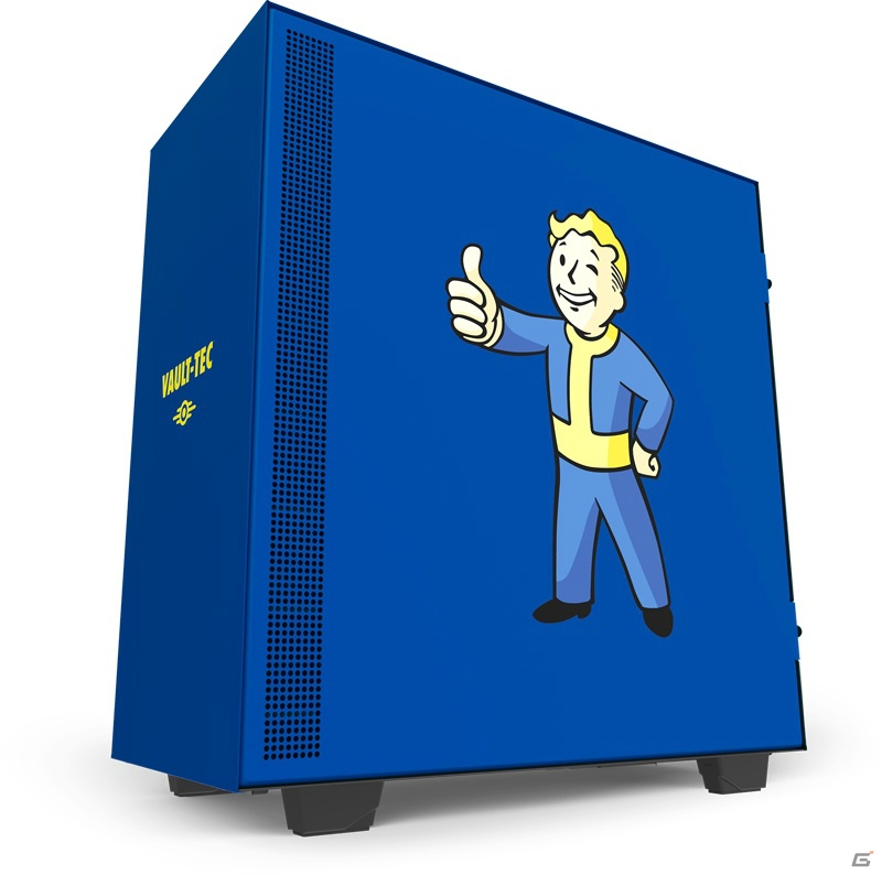 Fallout のvault Boyがデザインされたミドルタワーpcケースとマザーボードカバーが5月下旬以降に発売 ゲーム情報サイト Gamer