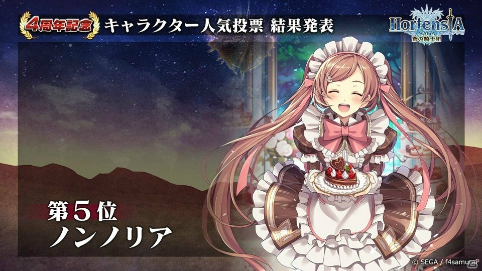 「オルタンシア・サーガ」ゼロの1章は2019年6月に配信！ミミ、ジョゼットがURで登場するイベントや4周年人気投票の結果もの画像21
