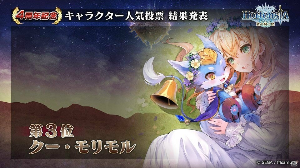 「オルタンシア・サーガ」ゼロの1章は2019年6月に配信！ミミ、ジョゼットがURで登場するイベントや4周年人気投票の結果もの画像23