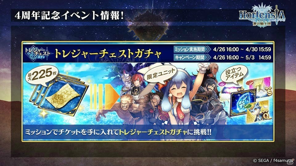 「オルタンシア・サーガ」ゼロの1章は2019年6月に配信！ミミ、ジョゼットがURで登場するイベントや4周年人気投票の結果もの画像5