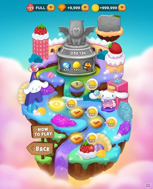 「LINE バブル2」にてサンリオキャラクターズとのコラボが開催！の画像3