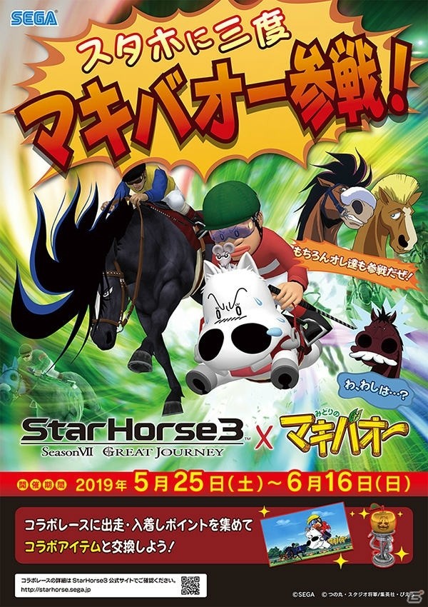 「StarHorse3」4月27日より4ヶ月連続でコラボが開催！「北斗の拳」や「モンスターハンター」などのキャラが出走の画像5