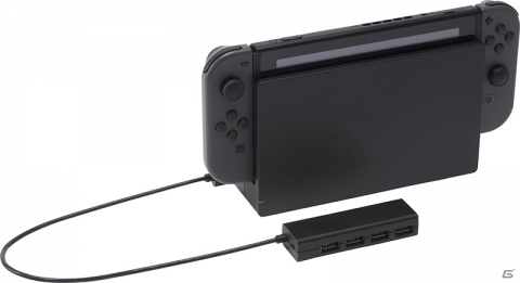 コントローラーを最大4台接続できる「CYBER・USBコントローラーマルチタップ（SWITCH用）」が発売！の画像3