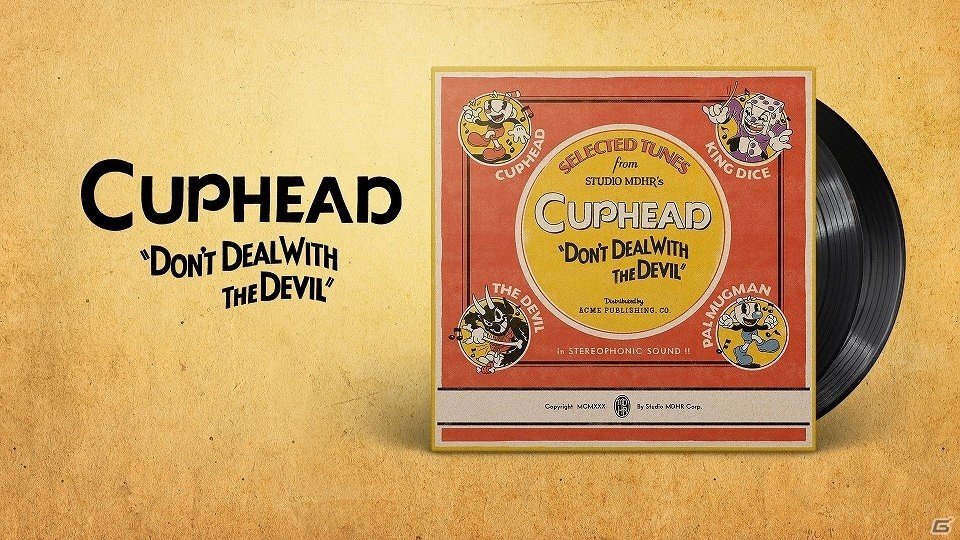 カップヘッド／Cuphead サウンドトラック アナログレコード 2LP」の