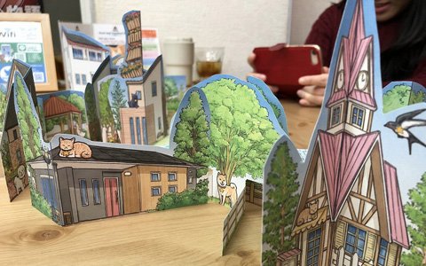 作った街をスマホで撮影する協力ボードゲーム「フォトムズ」が6月上旬に発売！