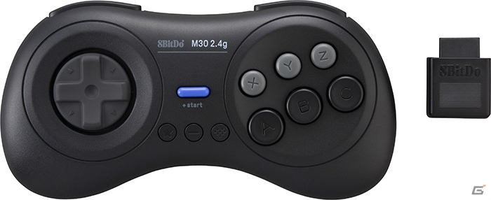 メガドライブ本体に無線接続できるレトロ調ゲームコントローラーが5月18日に発売！の画像3