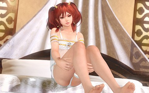 「DEAD OR ALIVE XVV」カンナ（CV：大空直美）専用水着「ハニーカラメルキャンディー」が登場！