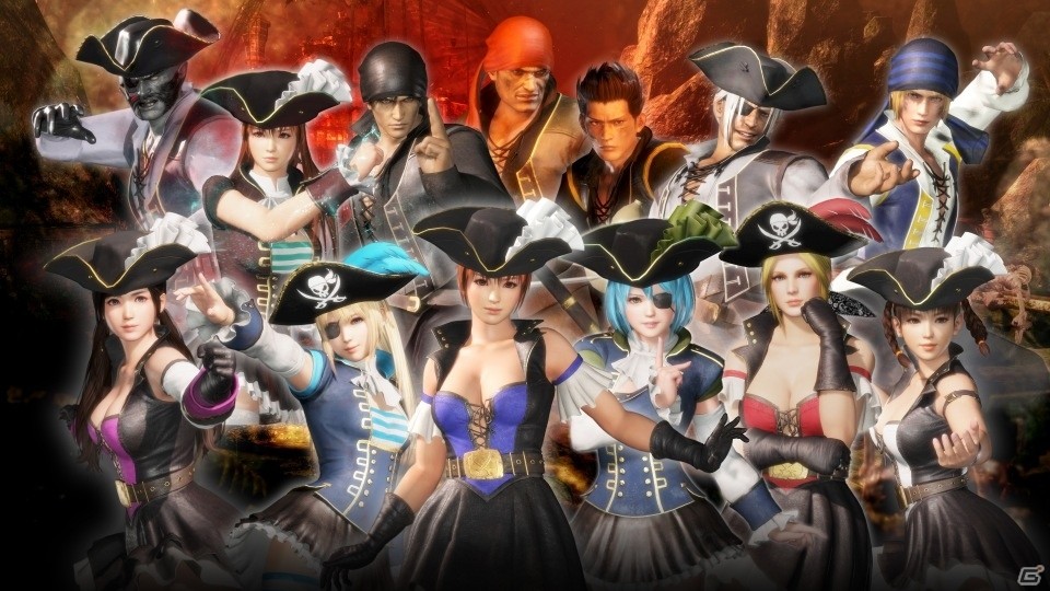 「DEAD OR ALIVE 6」基本無料版が100万DLを突破！「七つの海のパイレーツコスチューム」vol.2も配信開始の画像1