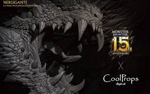 モンスターハンターシリーズ15周年を記念して「ネルギガンテ」が1/6スケールの超大型ヘッドモデルとして登場！