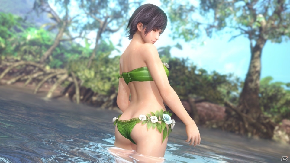 DEAD OR ALIVE XVV」新SSR水着「シルバーソーン・リーフ（なぎさ）」と