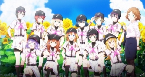 TV「八月のシンデレラナイン」第7話放送からエンディング映像が更新！里高女子野球メンバー仕様にの画像1