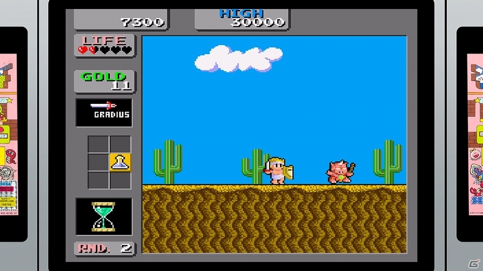「SEGA AGES ワンダーボーイ モンスターランド」レバガチャ技を完全封印した「マネーハングリーモード」などの情報が公開！の画像4