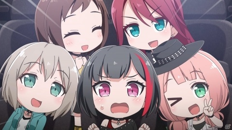 「BanG Dream! ガルパ☆ピコ」イオンシネマ全館でマナームービー「Afterglow編」の上映が決定！先行カットも公開の画像1