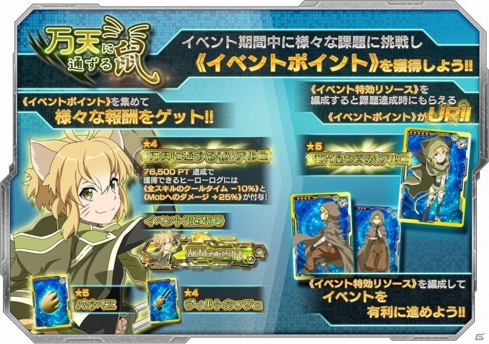 「ソードアート・オンライン アーケード　ディープ・エクスプローラー」アルゴが登場するイベントが近日開催！の画像3
