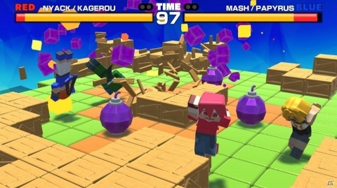 4人で対戦できるグニャグニャ格闘ゲーム「グーニャファイター」がSwitch向けに6月27日より配信！の画像4