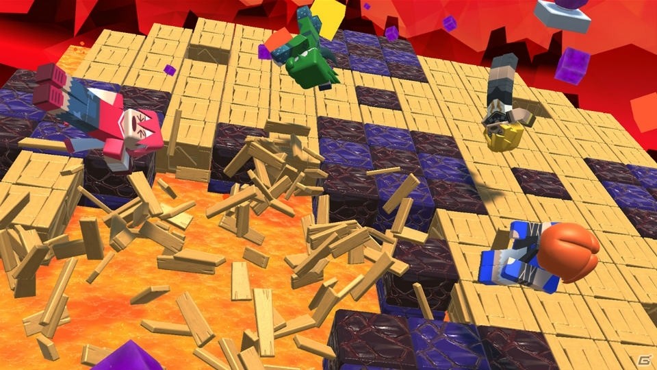 4人で対戦できるグニャグニャ格闘ゲーム「グーニャファイター」がSwitch向けに6月27日より配信！の画像3