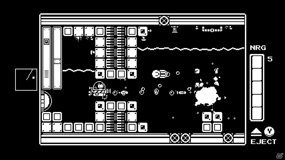 ご主人様を救うのはバトルスーツのネコちゃん！？「Gato Roboto」Switch/Steam向けに発売の画像5