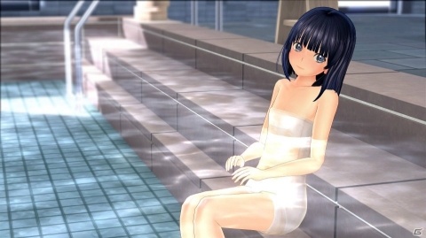 PS4「LoveR」疲れた心と身体を癒してくれる新撮影ロケーション「大浴場」が登場！の画像13