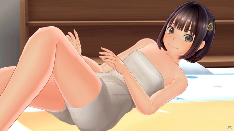 PS4「LoveR」疲れた心と身体を癒してくれる新撮影ロケーション「大浴場」が登場！の画像4
