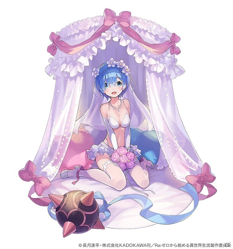 「ファントム オブ キル」と「Re:ゼロから始める異世界生活」とのコラボにウェディングドレス姿のレムが登場！の画像1