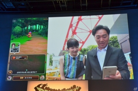 全国の観光名所がゲーム内に登場！東京タワーでの実機プレイも披露された「ドラゴンクエストウォーク」発表会をレポートの画像23